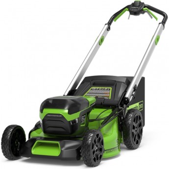 Газонокосилка самоходная аккумуляторная бесщеточная GREENWORKS GD60LM51SP 60V (51 см) без АКБ и ЗУ Газонокосилка самоходная аккумуляторная бесщеточная GREENWORKS GD60LM51SP 60V (51 см) без АКБ и ЗУ